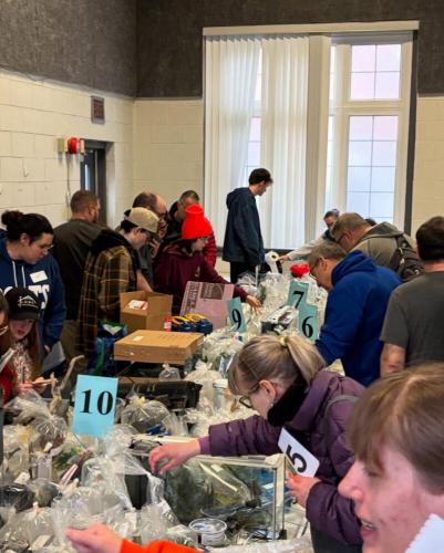 Buyers Looking at Items